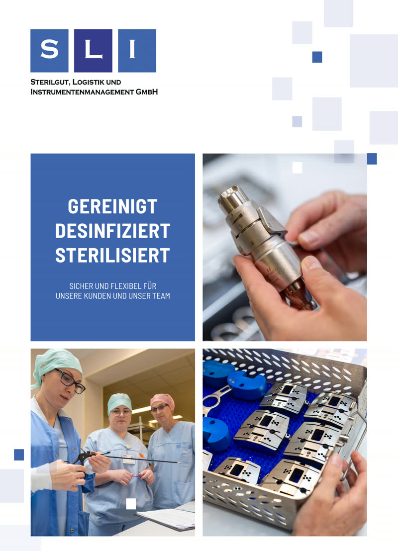 SLI Broschüre: Gereinigt, desinfiziert, sterilisiert